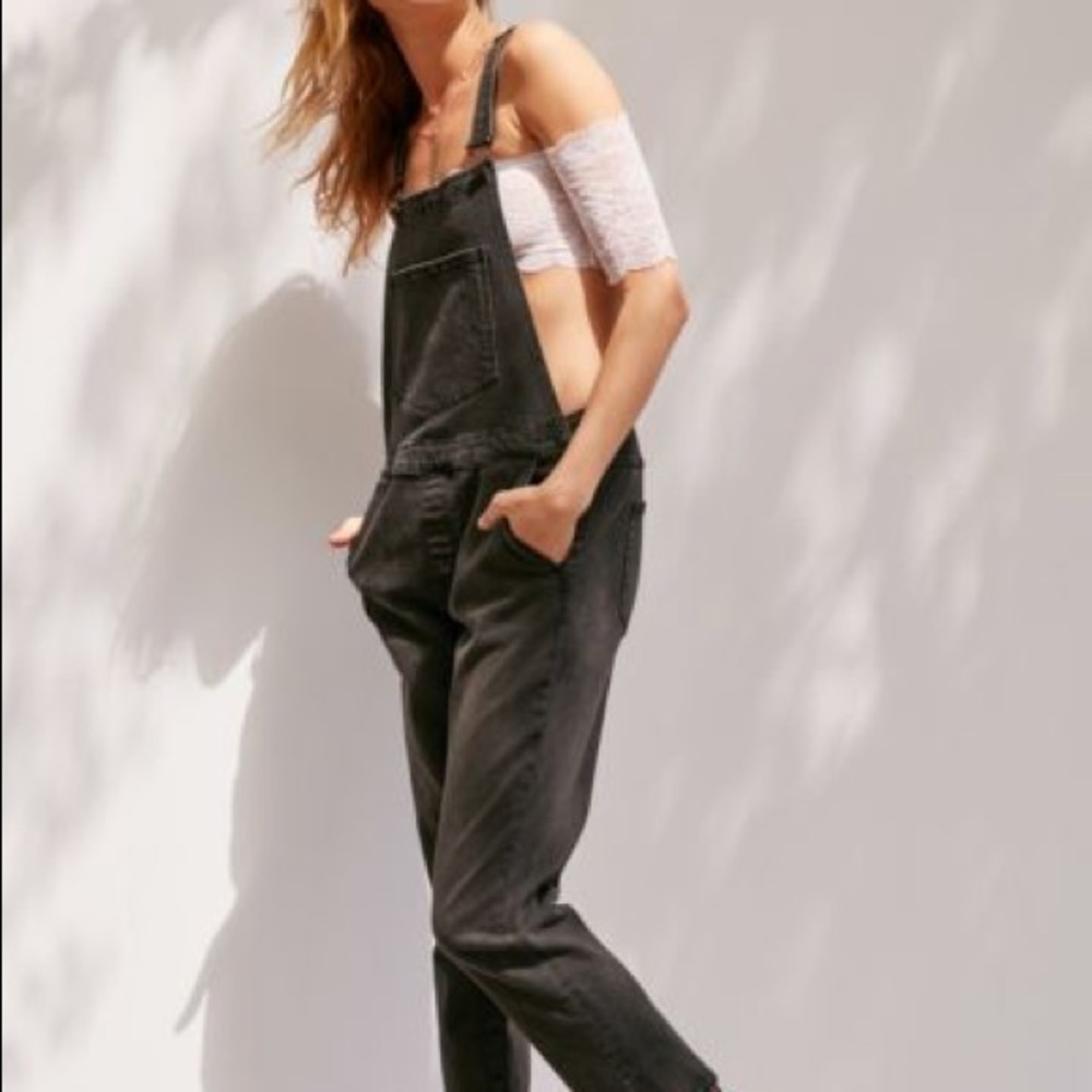 Urban Outfitters Black Overalls